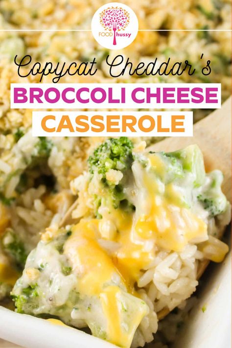 Cheddars Broccoli Cheese Casserole is a delicious and easy-to-make side dish for weeknights or any holiday table! Loaded with broccoli, rice, Velveeta and - of course - a little butter! ;-) via @foodhussy Cheddars Broccoli Cheese Casserole, Cheddar Broccoli Rice, Broccoli Cheese Rice Casserole, Broccoli Cheddar Casserole, Broccoli Cheese Casserole Recipe, Broccoli Cheese Rice, Cheesy Broccoli Rice Casserole, Broccoli Recipes Casserole, Broccoli Cheese Casserole