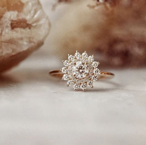 engagement ring, wedding band, bridesmaid gift, handmade jewelry, unique ring, trendy jewelry, round cut ring, minimalist ring  simple ring, gold ring, jewelry, diamond ring, moissanite ring, moissanite engagement ring, wedding ring, simulated diamond ring, Vintage Style Lab Diamond Engagement Ring, Unique Double Halo Wedding Ring, 14K Gold Anniversary Ring, Anniversary Ring, Promise Ring, Diamond Ring, Unique ring, wedding jewelry Engagement Vibes, Wedding Rings Double Halo, Round Halo Ring, Sunburst Ring, Round Moissanite Engagement Ring, Cute Engagement Rings, Floral Engagement Ring, Gold Anniversary, Dream Engagement Rings