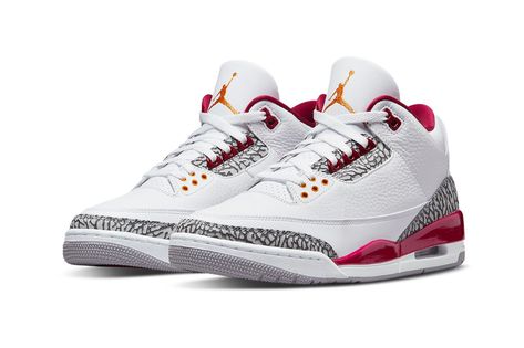 Air Jordan 3 Cardinal Red CT8532-126 Release Date | HYPEBEAST Tenis Jordan Retro, Nike X Travis Scott, Jordan Retro 3, Low Air Jordan 1, Retro 3, Jordan Model, Jordan 3 Retro, Air Jordan 3 Retro, Nike Dunk High