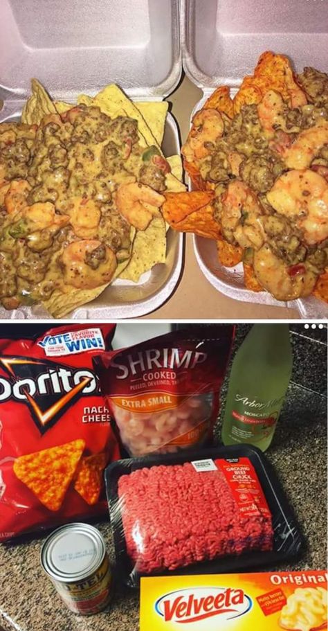 Minus the shrimp and with black olives Sleepover Food, Black Olives, Köstliche Desserts, Food Goals, Food Videos Cooking, Food Obsession, Interesting Food Recipes, Food Cravings, Diy Food Recipes