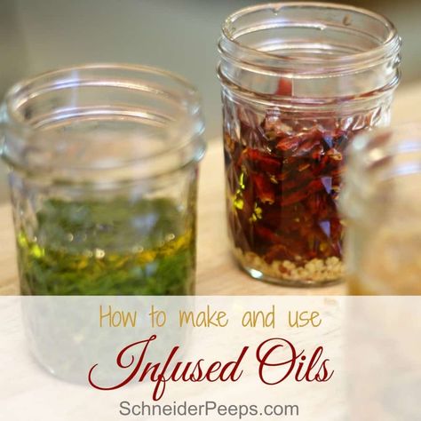 Infused Oil Recipes, Flavored Olive Oil, Olive Oil Recipes, Infused Olive Oil, Cooking Oils, Diy Oils, Flavored Oils, Infused Oils, Herbal Oil