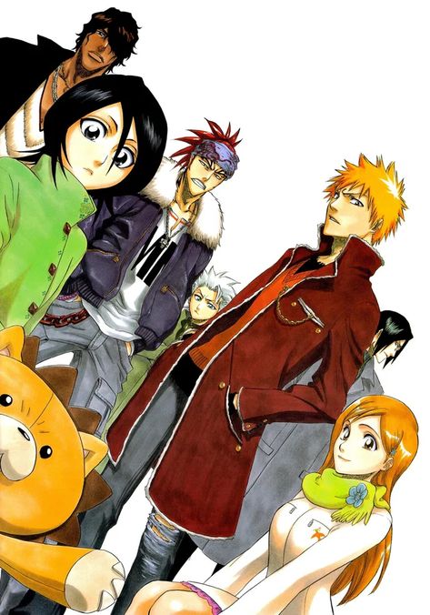 Bleach Manga Fashion, Bleach Coloured Manga, Hard Images, Ichigo Manga, Kurokos Basketball, Rukia Bleach, Tite Kubo, Toshiro Hitsugaya, Orihime Inoue