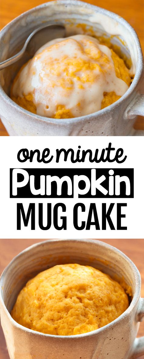 One Minute Vegan Pumpkin Mug Cake Recipe Paleo Pumpkin Mug Cake, Keto Pumpkin Mug Cake Microwave, Pumpkin Muffin In A Mug, Vegan Pumpkin Mug Cake, Gluten Free Pumpkin Mug Cake, Low Calorie Pumpkin Mug Cake, Pumpkin Mug Muffin, Ww Mug Recipes, Mug Treat Recipes