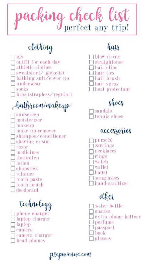 Trip Essentials Packing Lists, Packing Essentials List, Travel Packing Checklist, Road Trip Packing List, Packing Hacks, Travel Bag Essentials, Road Trip Packing, Packing List For Vacation, Packing Checklist