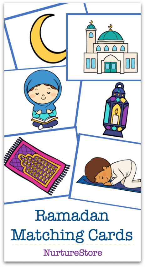 ramadan printable for children matching picture cards Ramadan Picture, Moon Prayer, Ramadan Craft, Ramadan Card, Ramadan Printables, Stars Mobile, Ramadan Karim, Muslim Kids Activities, Ramadan Celebration