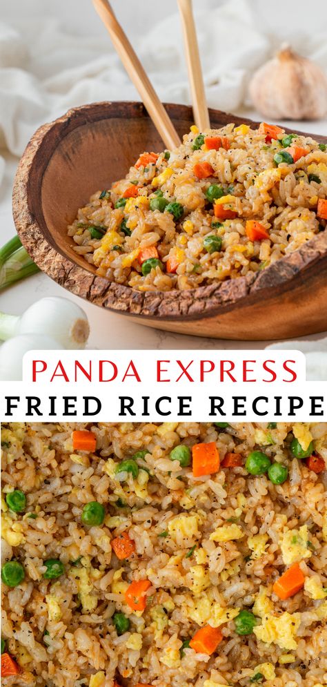 Panda Express Fried Rice, Chinese Rice Recipe, Chines Food, Best Fried Rice Recipe, Lacto Vegetarian, Man Recipes, Hawaiian Recipes, Homemade Chinese Food, Sesame Chicken Recipe