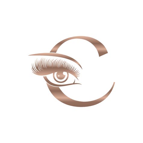 Eye Lash Logo Ideas, Beautician Logo Design, Studio Lashes, Logo Lashes, Lash Logo, Lashes Fake Eyelashes, Eyelash Technician, Eyelash Logo, Lashes Logo