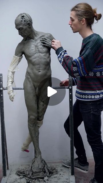 Great Sculpture on Instagram: "Sculptor @victor_veber_sculpture Victor Veber #florenceacademyofart #sculpturestudio #sculpture #anatomy #the_great_sculpture #claymodelling #claymodeling #claymodel #sculpturestudio" Sculpture Anatomy, Florence Academy Of Art, Sea Sculpture, Anatomy Sculpture, Clay Sculpting, Sculpture Park, Sculpture Painting, Contemporary Sculpture, February 11