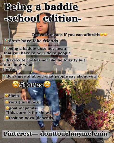 Baddie Journal, Baddie Things, Morning Routine School, Teen Advice, Social Life Hacks, High School Survival, Back To School Hacks, Girl Advice, Baddie Tips