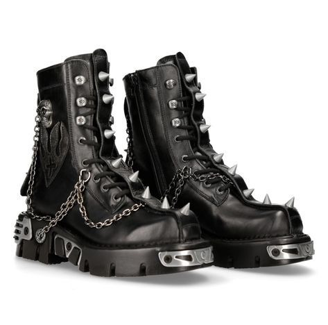 New Rock Boots, Goth Shoes, Rock Boots, Goth Boots, Punk Shoes, Dr Shoes, Punk Boots, Estilo Punk, New Rock