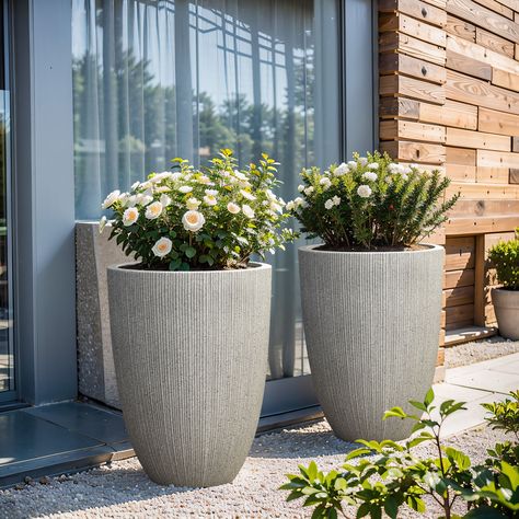 Planters Exterior Planter, Front Door Planters, Porch Planters, Patio Planters, Indoor Outdoor Planter, Tall Planters, Plastic Planters, Planter Pots Outdoor, Large Planters