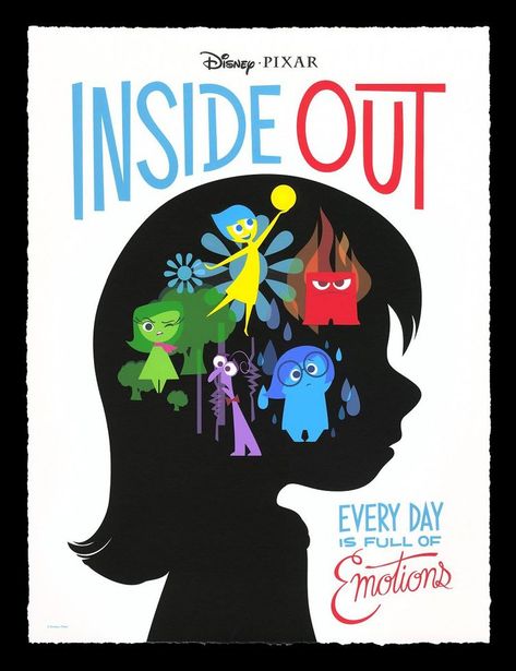 16 Inside Out Poster, Inside Out Movie, Pixar Inside Out, Inside Out Emotions, Emotions Posters, Disney Inside Out, Images Disney, Mindy Kaling, Disney Posters