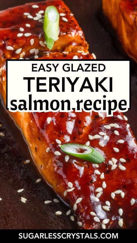 Get ready to elevate your salmon game with this Pan Fried Teriyaki Salmon recipe! Say goodbye to dry, overcooked salmon and hello to a flavoursome, melt-in-your-mouth dish that's perfect for a dinner with friends or family. Teriyaki Salmon Recipes Baked, Honey Teriyaki Salmon, Chili Honey Chicken, Quick Salmon Recipes, Sauteed Salmon, Teriyaki Glazed Salmon, Salmon Teriyaki Recipe, Salmon Glaze Recipes, Teriyaki Glaze