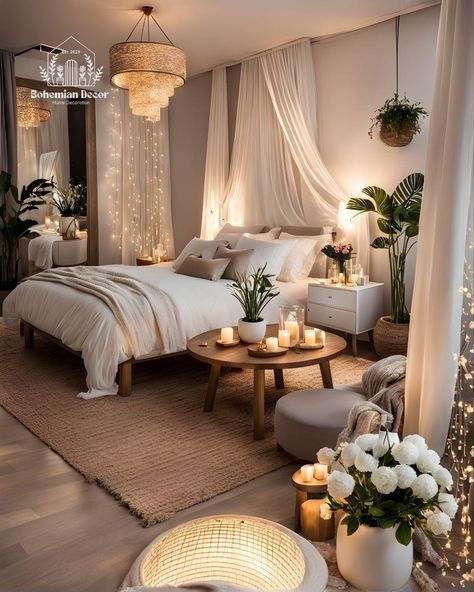 Bedroom Decor Cozy, Casa Container, Redecorate Bedroom, Cozy Room Decor, Bedroom Decor Ideas, Bedroom Refresh, Dream Room Inspiration, Room Makeover Bedroom, Master Bedrooms Decor