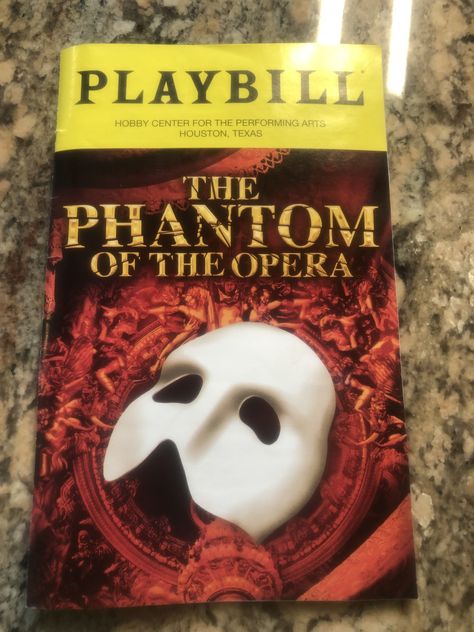 Broadway Playbills, Andrew Lloyd Webber, Majestic Theatre, Tony Award, Music Of The Night, The Phantom Of The Opera, Theatre Shows, Musical Plays, Broadway Theatre