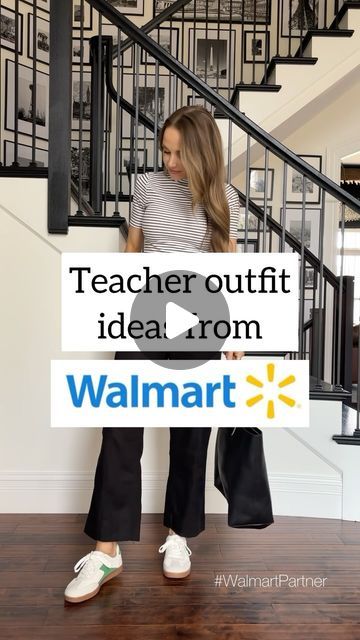 Merrick White / Style Educator on Instagram: "It’s Day 2 of TEACHER WEEK at Merrick’s Art! 👩🏻‍🏫🍎📚  For the next week, I’ll be sharing tons of pieces and outfits that would be perfect for teachers (and beyond…if you work in an office that’s business casual, these are great for you too).  Today I’m excited to show a few fantastic items and outfits from @walmartfashion. All fantastic, all affordable.  Comment with the word LINK below and I’ll send you a DM with links to all these pieces!  #walmartpartner #walmartfashion #liketkit @shop.ltk https://liketk.it/4LZs9" Fall Work Outfits For Teachers, Casual Teacher Outfits With Tennis Shoes, Teacher Workshop Outfit, College Teacher Outfits Women, Teacher Outfits Simple, Professional Development Outfit Teacher, Business Casual For Teachers, Monday Teacher Outfit, 40 Year Old Teacher Outfits