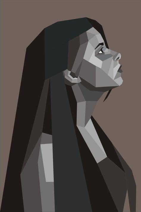 in CorelDraw Tutorial/inspiration: vector.tutsplus.com/tutorials/… Coreldraw Tutorial, Illustration Geometric, Geometric Face, Geometric Portrait, Wpap Art, Poly Art, Polygon Art, Cubism Art, Geometric Drawing