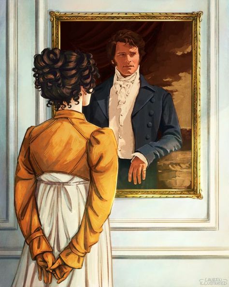 Pride And Prejudice 1995, Art Collab, Pride And Prejudice Book, Jane Austin, Pride Prejudice, Elizabeth Bennet, Mr Darcy, Colin Firth, Favorite Novels