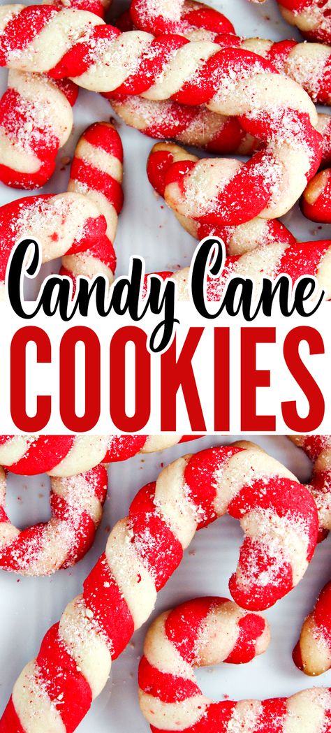 Twisted Candy Cane Cookies, Christmas Cookies Recipes Candy Cane, Betty Crocker Candy Cane Cookies, Almond Candy Cane Cookies, Oreo Candy Cane Cookies, Candy Cane Twist Cookies, Shortbread Candy Cane Cookies, Peppermint Candy Cane Cookies Recipe, Peppermint Stick Cookies