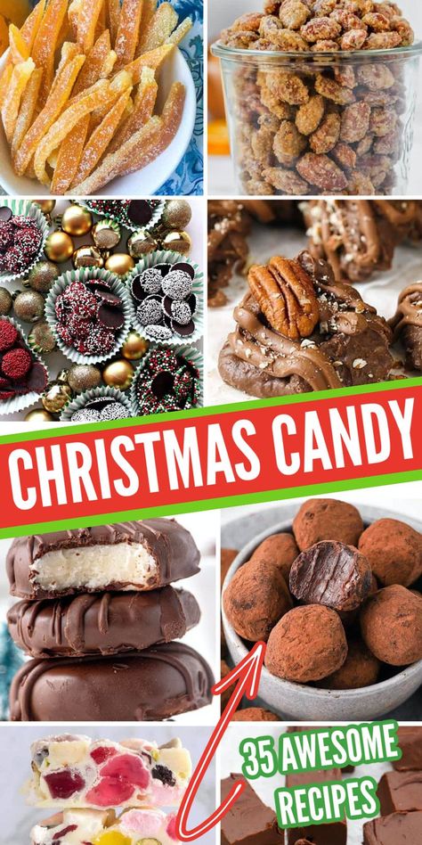 Best Christmas Candy, Holiday Candy Recipes, Favorite Christmas Desserts, Christmas Candy Easy, Yummy Christmas Treats, Easy Candy Recipes, Healthy Candy, Peppermint Brownies, Christmas Fudge