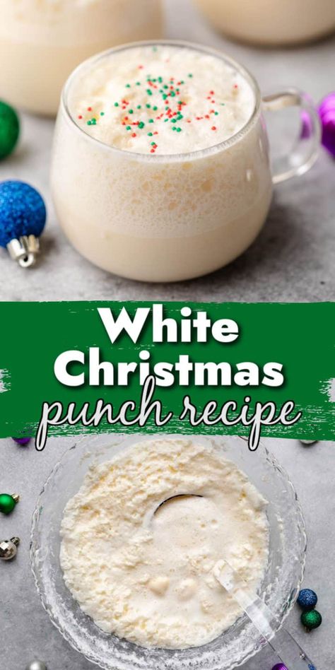 Best Holiday Punch, White Christmas Punch, Party Food Christmas, Brunch Christmas, Christmas Morning Punch, Christmas Drinks Nonalcoholic, Punch Christmas, Holiday Punch Recipe, Christmas Party Drinks