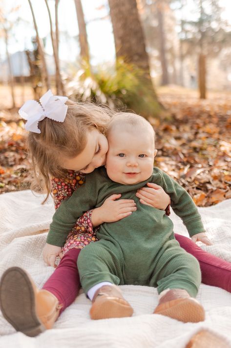 Jessi Casara Photography. Fall sibling photos. Fall photos. Fall pictures. Fall vibes. Fall leaves. Siblings. Sibling photos. Sibling pictures. Brother and sister. Big sister. Little brother. Fall family session. Fall family photos. Fall family pictures. Fall photoshoot. Family photoshoot. Family photographer. Alabama photographer. Alabama family photographer. Poses for siblings. Sibling poses. Sibling outfit ideas. Sibling pose ideas. Sibling photo inspo. Sibling picture inspo. Autumn Sibling Photoshoot, Siblings Halloween Photoshoot, Fall Siblings Photos, Fall Pictures For Siblings, Sister In Law Photoshoot Ideas, Sibling Pumpkin Patch Pictures, Sibling Baby Photos, Fall Photo Ideas For Family, Toddler Cousin Photoshoot