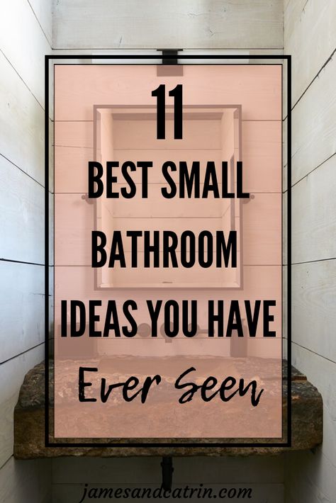 If you have a small bathroom and want some great decor ideas then have a look at these. The best small bathroom decor ideas we could find. These are stylish small bathrooms that do not feel like they are small. Great for a small bathroom remodel. #smallbathroomideas #smallbathroom #smallbathroomdecor #design #ideas #inspiration #remodel #jamesandcatrin Small Bathroom Decor Ideas, Bad Inspiration, Modern Home Interior Design, Small Bathroom Makeover, Gorgeous Bathroom, Inspire Me Home Decor, Bathroom Decor Ideas, Small Bathroom Ideas, Small Bathrooms