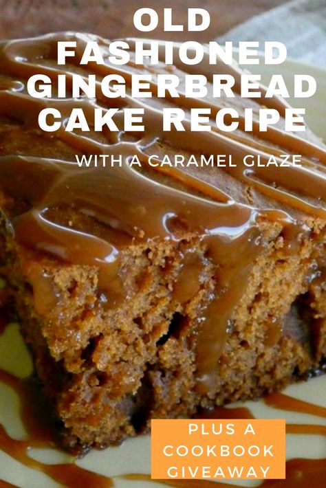 Ginger Snap Cake Recipe, Victorian Wedding Cake Recipe, Gingerbread With Caramel Sauce, Sauce For Gingerbread Cake, Caramel Gingerbread Cake, Candied Ginger Cake, Homemade Gingerbread Cake, Molasses Cake Recipe, Best Cake Recipe Ever Homemade