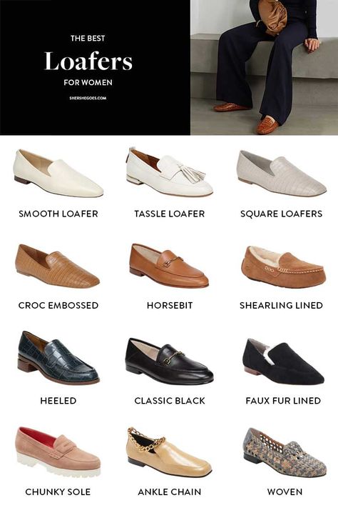 The Best Women's Loafers: Comfy, Casual & Chic! (2021) Loafers Outfit Womens Casual, Must Have Sneakers Women 2023, Work Loafers Women, Women’s Spring Shoes, Women’s Loafers Outfit, Women’s Work Shoes, Loafers For Women Outfit Work, Women’s Loafers, Professional Shoes Women