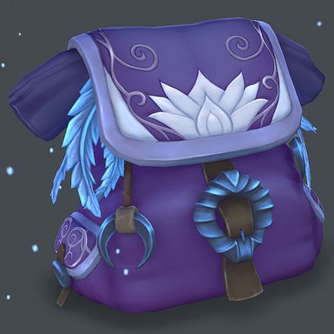 Night Elf Travel Bag, Leigh-Ann Johnson on ArtStation at https://www.artstation.com/artwork/oaoAL Night Elves, Backpack Art, Magic Bag, Night Elf, Dragon Girl, Fantasy Props, Anime Accessories, D&d Dungeons And Dragons, Motivational Art