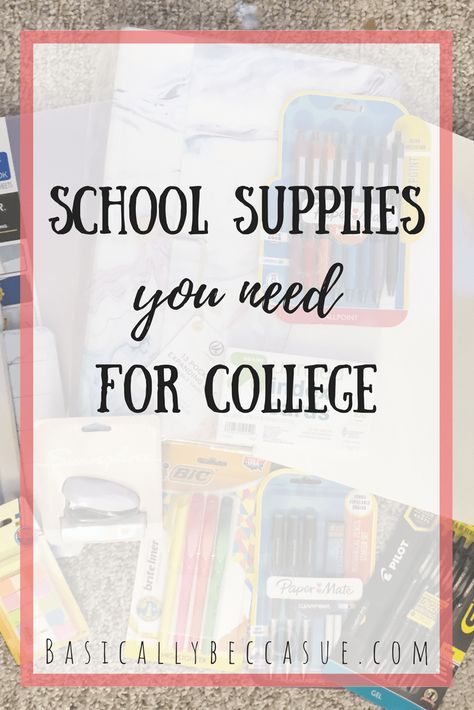 College School Supplies Essentials, College Packing Checklist, Girl College Dorms, College Dorm Checklist, College Dorm Organization, Dorm Checklist, College Survival Guide, College Packing Lists, College Checklist