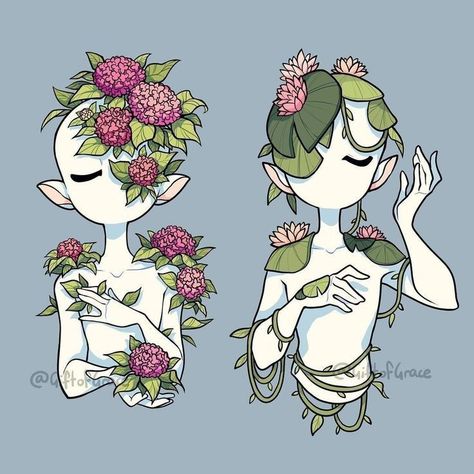 Woman Flower Drawing, Concept Art Character Design References, Drawing Bases Poses, الفن الرقمي, Body Base, Flower Style, 캐릭터 드로잉, Arte Inspo, Concept Art Drawing