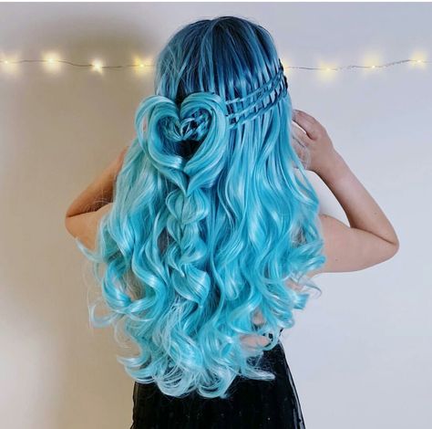 Heart Hairstyles, Exotic Hair Color, Valentines Hairstyles, Exotic Hairstyles, Valentine Hair, Beautiful Hair Color, Pretty Hair Color, Heart Hair, Hairstyles Ideas