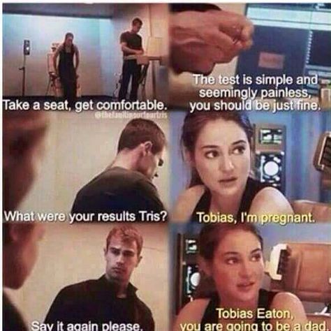 Divergent 1, Divergent Memes, Tris And Tobias, Divergent Book, Games Quotes, Divergent Hunger Games, Tris And Four, Divergent Fandom, Tobias Eaton