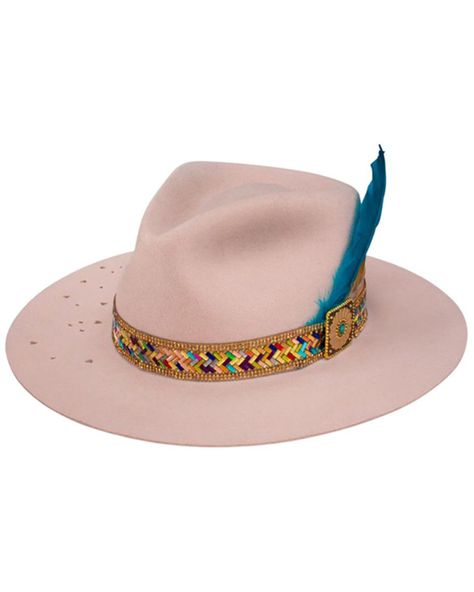 Laney Wilson, Womens Western Hats, Lainey Wilson, Floral Squares, Work Boots Men, Western Hats, Pink Design, Dress Hats, Hat Band