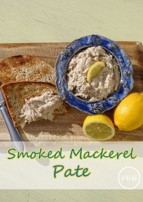 Fish Pate, Smoked Mackerel Pate, Tuna Fish Cakes, Mackerel Pate, High Tea Food, Smoked Mackerel, Mackerel Recipes, Pate Recipes, Friends Recipes