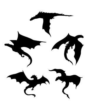 Dragon Shilloute, Cool Drawings Of Dragons, Dragon Silhouette Painting, Dragon Sillouttes Tattoo, Dragon Sillouttes Flying, Clip Art Dragon, Dragon Art Flying, Simple Dragon Silhouette, Dragon Sillouhette