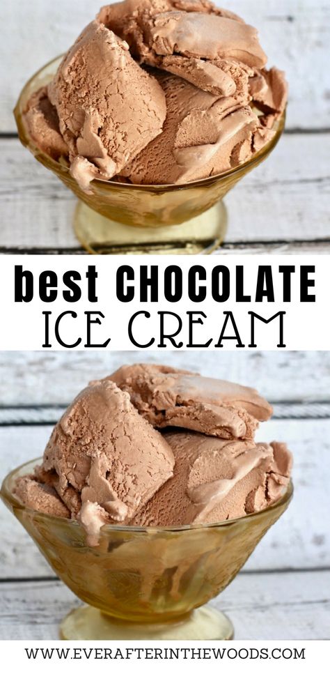 Homemade Ice Cream Recipes Machine, Kitchen Aid Ice Cream, Homemade Chocolate Ice Cream, Ice Cream Recipes Machine, Easy Homemade Ice Cream, Chocolate Ice Cream Recipe, Easy Ice Cream Recipe, Ice Cream Maker Recipes, Homemade Vanilla Ice Cream