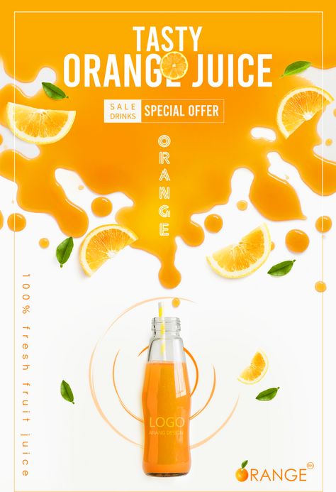 Fresh literary summer special fresh orange juice drink creative promotion poster#pikbest#templates Summer Special Drinks, Orange Juice Drinks, Coffee Poster Design, Juice Ad, Beverage Poster, Fresh Orange Juice, Drinks Packaging Design, Orange Drinks, Juice Packaging