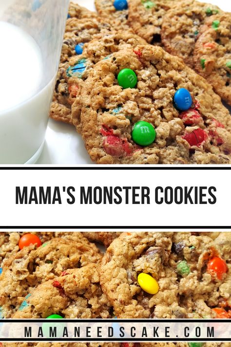 This vintage monster cookie recipe is amazing! This cookie is easy to make and delicious to eat and makes a large batch so you will have plenty to share. These cookies are the perfect easy treat to make, and all the kids will love them! These cookies are addicting and mouthwatering! Monster Cookies Recipe, Monster Cookie, Cookie Calories, Savoury Cake, Gluten Free Cookies, Tips And Advice, Vegetarian Chocolate, How To Make Cookies, Cookies Recipe