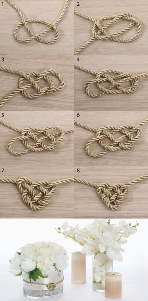 Celtic Diy Jewelry, Celtic Wedding Ideas, Celtic Knots Diy, Viking Diy, Wedding Bouquet Ribbon, Celtic Heart Knot, Wedding Gift Art, Knot Decor, Tie The Knot Wedding