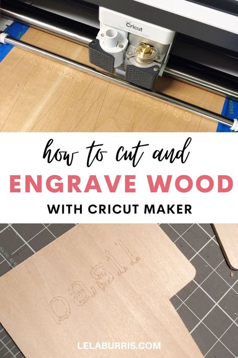 how to engrave wood with Cricut Maker Engrave Wood With Cricut Maker, Chipboard Cricut Projects, Basswood Projects Cricut Maker, Cricut Basswood Projects, Basswood Cricut Projects, Basswood Cricut, Wooden Cricut Projects, Engraving With Cricut Maker, Cricut Basswood