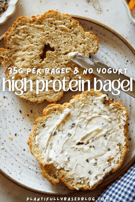 Plant Based Protein Breakfast, Vegan Postpartum Meals, High Protein Vegan Recipes Easy, Vegetarian High Protein Recipes, Quick High Protein Dinner, Protein Bagel Recipe, High Protein Meals Vegetarian, Vegan Recipes High Protein, High Protein Vegan Dinner