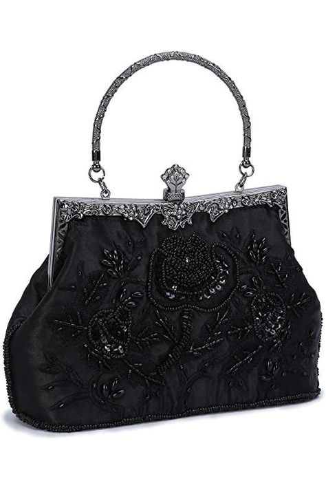 Amazon.com: beaded purses evening bags vintage Large Wedding Party, Vintage Clutch Purse, Sequin Handbag, Beaded Crossbody Bag, Large Wedding, Sequin Bag, Beaded Evening Bags, Clutches For Women, Party Purse