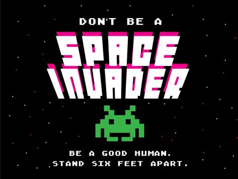 Video Game Start Screen, Space Invaders Art, Retro Games Pixel, Space Invaders Game, 8 Bit Game, Creative Book Covers, Space Invader, Retro Arcade Games, Banner Design Inspiration