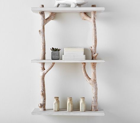 Birch Kids Shelf | Pottery Barn Kids Shelf Hooks, Woodland Nursery, New Wall, My New Room, Pottery Barn Kids, Interior Design Services, White Wash, Home Interior, Baby Nursery