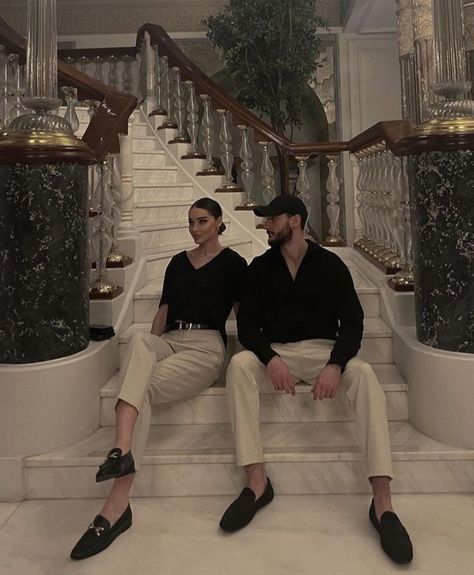 Couple Fashion Matching, Old Money Couple, Couple Photoshoot Outfits, Money Couple, Girl Picsart, She In, Couple Outfits Matching, Girl Qoutes, Bad Room