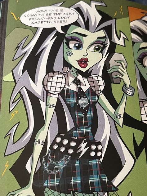 Monster High Comic Icons, Monster High Group, Monster High Comic, Monster High Frankie Stein, Monster High Frankie, Comic Icons, Arte Monster High, Moster High, Frankie Stein