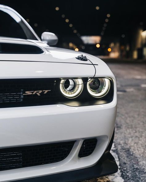 Dodge Demon Challenger, Pink Camaro, Dodge Srt Demon, Doge Challenger, Challenger Demon, White Demon, Srt Demon, Dodge Challenger Hellcat, Dodge Srt