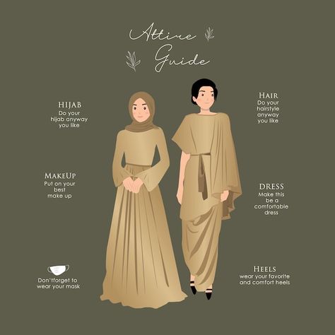 Baju Bridesmaid Hijab, Hijab Bridesmaid, Bridesmaid Dresses Hijab, Attire Guide, Dress Vector, Nikah Dress, Hijab Wedding Dresses, Wedding Gown Inspiration, Bridesmaid Attire